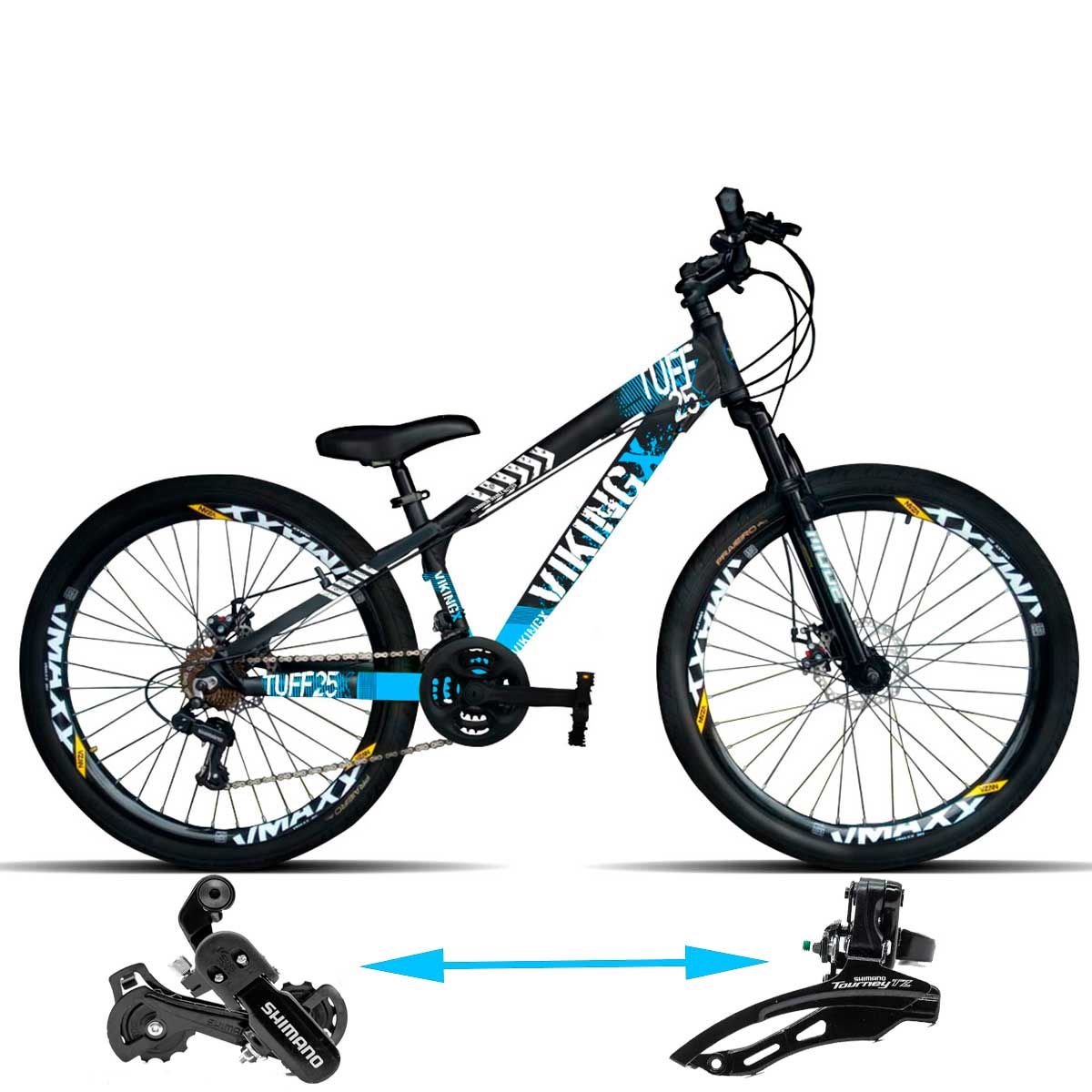 BICICLETA VIKINGX TUFF 25 ARO 26 FREERIDE