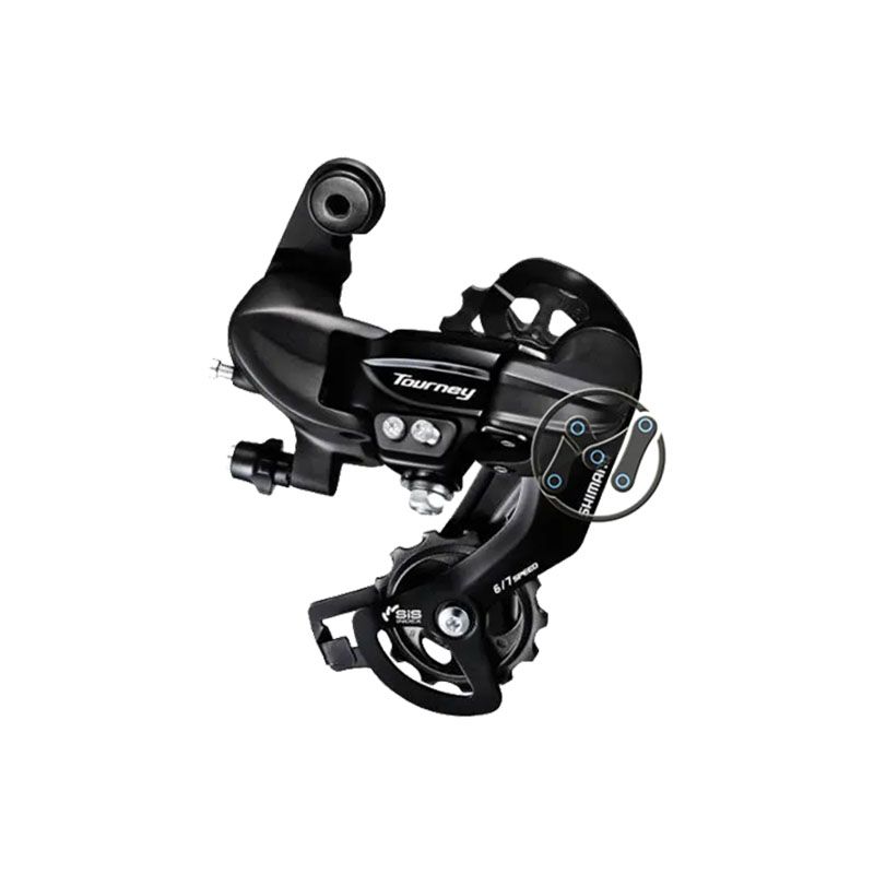 CAMBIO TRASEIRO SHIMANO TY-300 C/ GANCHEIRA