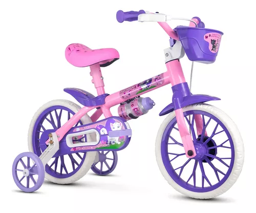 Bicicleta Infantil Aro 12 Nathor Cat