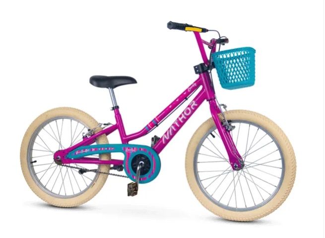 Bicicleta Infantil Aro 20 Nathor Lovely