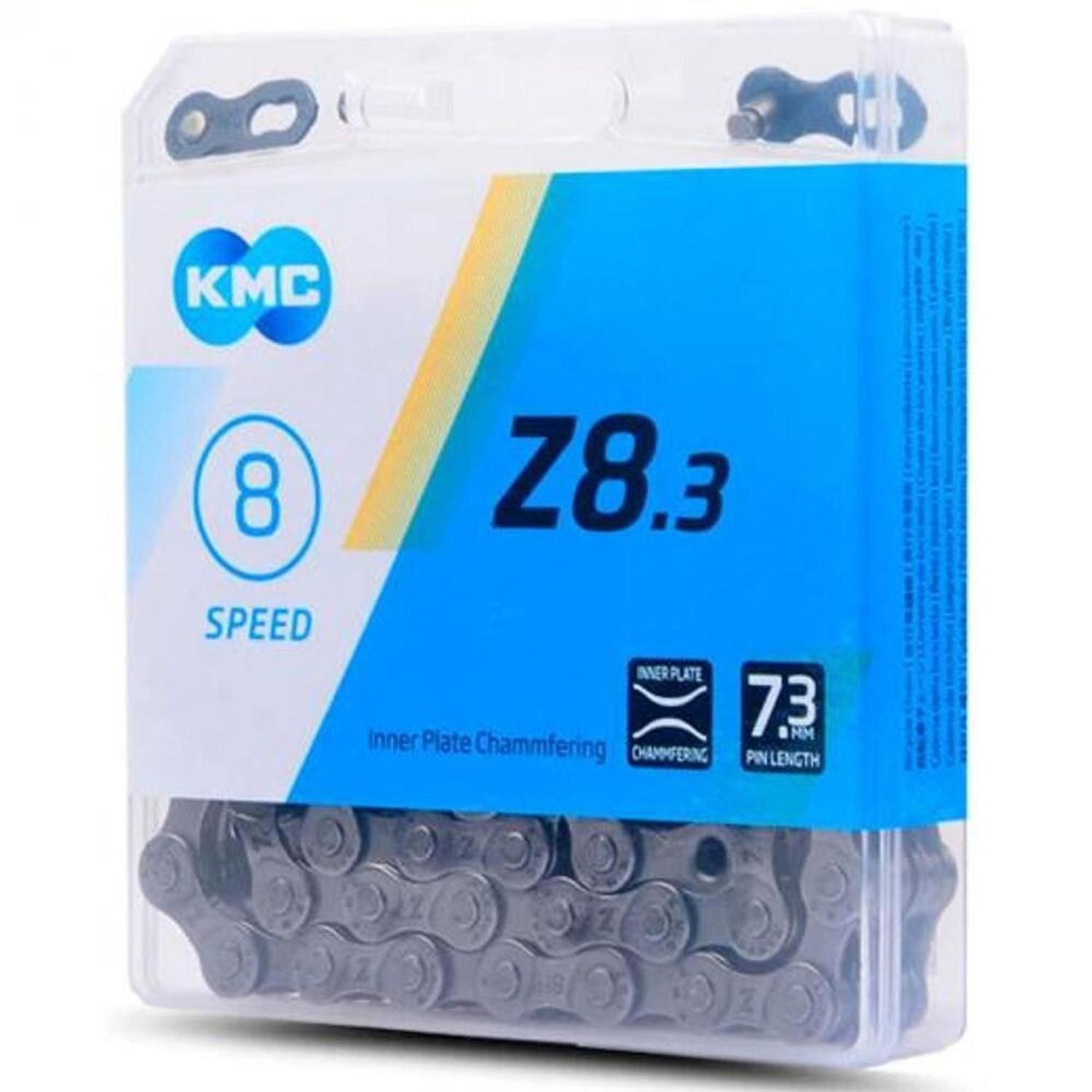 CORRENTE KMC 8V Z8.3 CINZA 116 ELOS