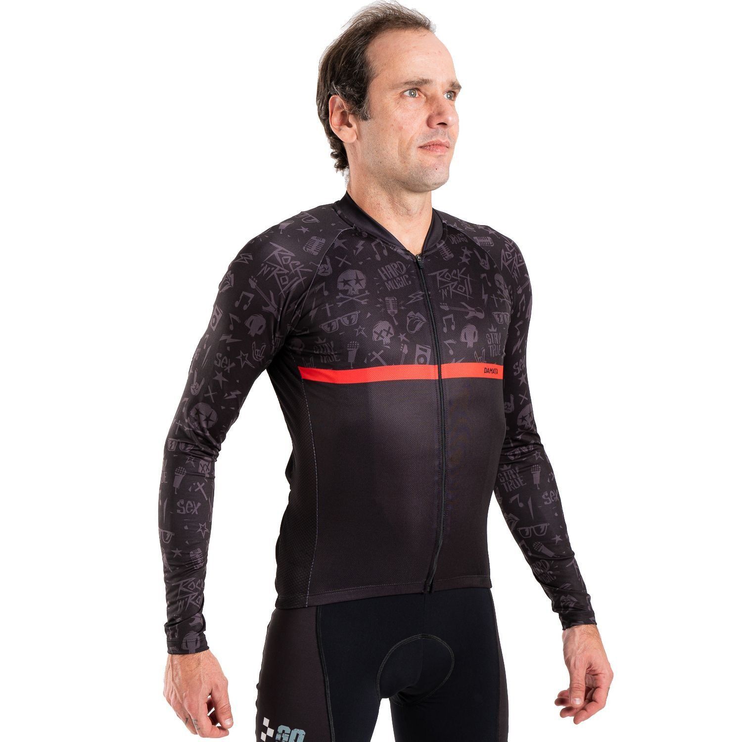 CAMISA DAMATTA BIKE SKULL ML